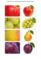 Vorschau - Arbeitsblätter - Obst und Gemüse – Kostenlose Arbeitsblätter für Kita - Seite 3
