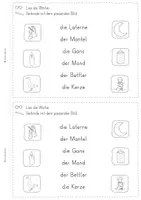 Vorschau - Arbeitsblätter - Sankt Martin Lesen 2. Klasse | Leseheft | Leseverständnis, Lesetraining | 3. Klasse | Deutsch Lesen | Sankt Martin - Seite 3