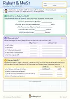 Vorschau - Arbeitsblätter - Rabatt & MwSt Mindmap + 4 Arbeitsblätter mit Lösungen + Lernvideo (QR) – neuer und alter Preis - Seite 2