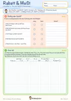 Vorschau - Arbeitsblätter - Rabatt & MwSt Mindmap + 4 Arbeitsblätter mit Lösungen + Lernvideo (QR) – neuer und alter Preis - Seite 3