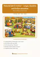 Vorschau - Arbeitsblätter - Rekorde beim Erntefest – Längen, Gewichte und Größen umrechnen – Lesespurgeschichte mit Rätselaufgaben (Klasse 5) - Seite 1