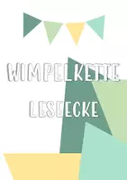 Vorschau - Poster - Wimpel Leseecke farbig @teachwithjen - Deckblatt