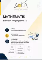 Vorschau - Stundenentwürfe - Flächeninhalte mit Integralen | Oberstufe | Mathematik - Deckblatt