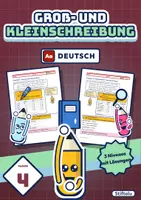Vorschau - Arbeitsblätter - Groß- und Kleinschreibung Klasse 4 | Übungsheft Nachsilben, Signalwörter | mit Lösungen - Deckblatt