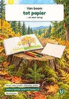 Voorbeeld - Van boom tot papier: papierkringloop en hergebruik | Werkboek groep 3–4 | Met antwoorden - Voorblad