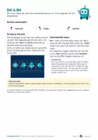 Voorbeeld - Programmeren zonder computer: robotcommando’s | Groep 7–8 | Met antwoorden - Pagina 2