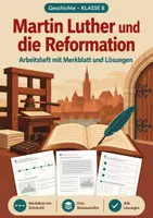 Vorschau - Arbeitsblätter - Martin Luther und die Reformation, Arbeitsheft, Klasse 8 - Deckblatt