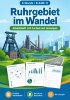 Vorschau - Arbeitsblätter - Ruhrgebiet im Wandel, Arbeitsheft, Klasse 10 - Deckblatt