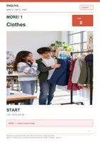 Vorschau - Stundenentwürfe - MORE! 1 Unit 8 (LP 2023) • ENGLIVA START: Clothes – Bildgestützter Einstieg - Deckblatt