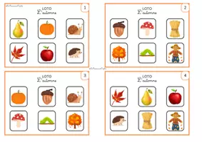 Aperçu - Apprentissages en autonomie - Loto: automne - Page de couverture