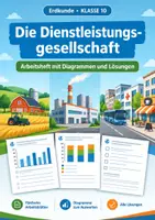 Vorschau - Arbeitsblätter - Arbeitsblätter Erdkunde, Paket mit 5 Materialien, Klasse 10 - Deckblatt