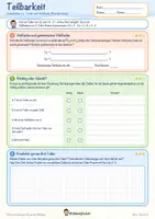 Vorschau - Arbeitsblätter - Teilbarkeit, ggT & kgV Mindmap + 4 Arbeitsblätter mit Lösungen + Lernvideo (QR) – Teiler, Primzahlen - Seite 3