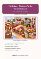 Vorschau - Arbeitsblätter - Handnähen – Säckchen für den Adventskalender – Lesespurgeschichte mit Rätselaufgaben (Klasse 5) - Seite 1