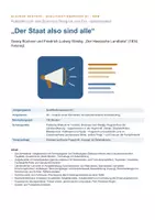 Vorschau - Arbeitsblätter - Klausur Sachtextanalyse Q1: Büchner/Weidig „Der Hessische Landbote“ – politische Flugschrift des Vormärz - Seite 1
