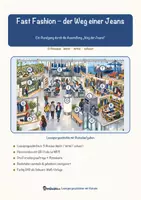Vorschau - Mal- und Bastelvorlagen - Fast Fashion – der Weg einer Jeans – Lesespurgeschichte mit Rätselaufgaben (Klasse 8) - Seite 1