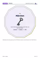 Vorschau - Spiele - Märchen Legekreis | Märchenmerkmale erkennen | 2 Kreise mit Lösungswort | LRS | Klasse 5–6 - Seite 2