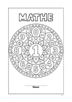 Vorschau - Mal- und Bastelvorlagen - Mandalas zum Fach Mathe mit Deckblättern - Seite 2