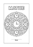 Vorschau - Mal- und Bastelvorlagen - Mandalas zum Fach Mathe mit Deckblättern - Seite 3