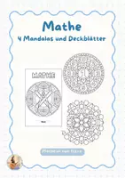 Vorschau - Mal- und Bastelvorlagen - Mandalas zum Fach Mathe mit Deckblättern - Deckblatt