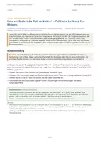 Vorschau - Stundenentwürfe - Materialpaket Deutsch Q2: Politische Lyrik – 5 Unterrichtssequenzen & 5 Klausuren zu Satire, Krieg und Exil - Seite 3