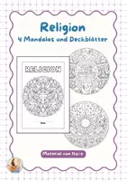 Vorschau - Mal- und Bastelvorlagen - Mandalas zum Fach Religion mit Deckblättern - Deckblatt