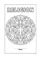 Vorschau - Mal- und Bastelvorlagen - Mandalas zum Fach Religion mit Deckblättern - Seite 2