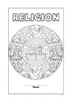 Vorschau - Mal- und Bastelvorlagen - Mandalas zum Fach Religion mit Deckblättern - Seite 3