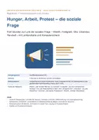 Vorschau - Arbeitsblätter - Unterrichtssequenz Q1: Hunger, Arbeit, Protest – die soziale Frage in der politischen Lyrik (5 Stunden mit Kompetenzcheck) - Seite 1