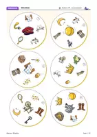 Vorschau - Spiele - Märchen Blitzblick | Kartenspiel mit 31 Symbolkarten | Wortschatz | LRS | Klasse 5–6 - Seite 1