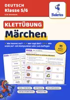 Vorschau - Spiele - Märchen Klettübung | Figuren, Sätze, Enden zuordnen | 3 Kartensätze | LRS | Klasse 5–6 - Deckblatt