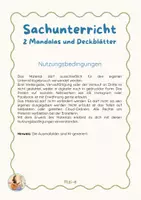 Vorschau - Mal- und Bastelvorlagen - Mandalas zum Fach Sachunterricht mit Deckblättern - Seite 1
