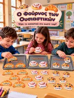 Προεπισκόπηση - Υποδείγματα ζωγραφικής και χειροτεχνίας - Ο Φούρνος των Ουσιαστικών - Εκτυπώσιμο Παιχνίδι Γραμματικής / Β' & Γ' Δημοτικού - Εξώφυλλο