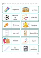 Vista previa - Unidades / Secuencias / Situaciones de Aprendizaje - Joc del Dominó: l'Escola i els Material d'Aula - página 3