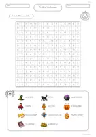 Vorschau - Arbeitsblätter - Suchsel Halloween | 3 Rätsel | Wortschatz | Zusatz - Seite 3