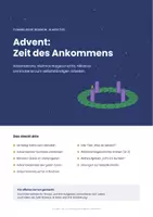 Vorschau - Arbeitsblätter - Advent_Zeit_des_Ankommens_Klasse 5-6 oder Grundschule - Deckblatt