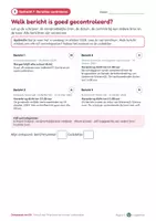 Voorbeeld - Echt of nep? Nepnieuws en bronnen onderzoeken | Groep 7–8 | Met antwoorden - Pagina 3