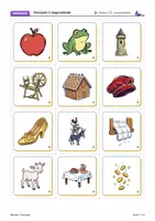 Vorschau - Spiele - Märchen Paarspiel | Gegenstände und Märchenmerkmale zuordnen | 12 + 12 Paare | LRS | Klasse 5–6 - Seite 1