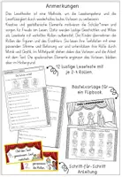 Vorschau - Unterrichtsreihen - Lesetheater / Vorlesetheater - Lese-Training - Lustige Texte mit Bildkarten & Bewertung - Seite 1