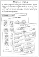 Vorschau - Unterrichtsreihen - Lesetheater / Vorlesetheater - Lese-Training - Lustige Texte mit Bildkarten & Bewertung - Seite 2