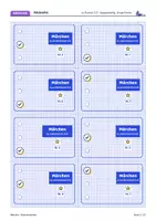 Vorschau - Arbeitsblätter - Märchen-Spielekiste | Klasse 5–6 | 10 Lernspiele zu Märchen und Präteritum | LRS, S/W-Druck - Seite 2