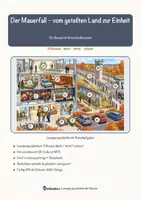 Vorschau - Mal- und Bastelvorlagen - Der Mauerfall – vom geteilten Land zur Einheit – Lesespurgeschichte mit Rätselaufgaben (Klasse 10) - Seite 1