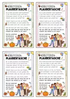 Vorschau - Mal- und Bastelvorlagen - Herbstferien Plaudertasche Grundschule / Sek1 - Erzählkreis Ferien - Seite 2