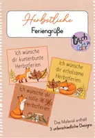 Vorschau - Bildkarten - Herbstferien Geschenkidee - Deckblatt