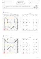 Vorschau - Arbeitsblätter - Punktebilder Halloween | Geobrett | Geometrie | differenziert - Seite 3