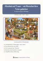 Vorschau - Arbeitsblätter - Abschied und Trauer – wie Menschen ihrer Toten gedenken – Lesespurgeschichte mit Rätselaufgaben (Klasse 9) - Seite 1