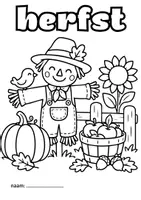Voorbeeld - Werkboekje herfst - Voorblad