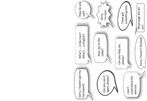 Vorschau - Anderer Materialtyp - Namensschild Classroom phrases - Deckblatt