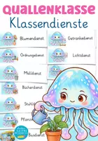 Vorschau - Arbeitsblätter - Quallenklasse Sorglospaket Klassentier Qualle - Seite 1