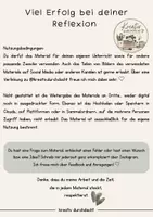 Vorschau - Arbeitsblätter - Stundenreflexion / Stellungnahme / UB / UPP - Seite 1