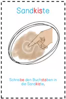 Vorschau - Aufgabenkarten - Buchstaben ZahlenWeg - Seite 1